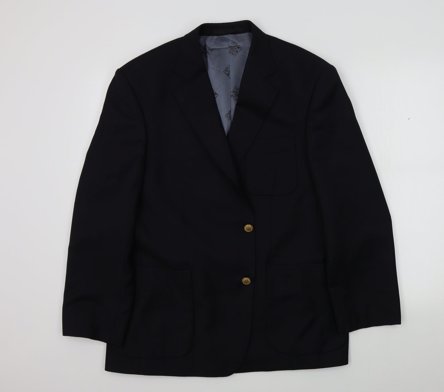 M&S Mens Blue   Jacket Blazer Size 42