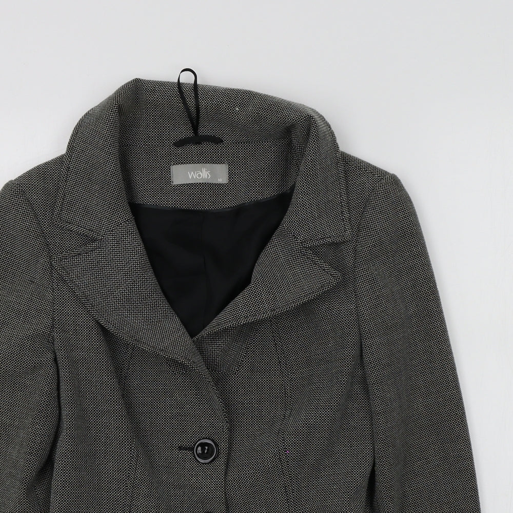 Wallis Womens Grey   Jacket Blazer Size 10