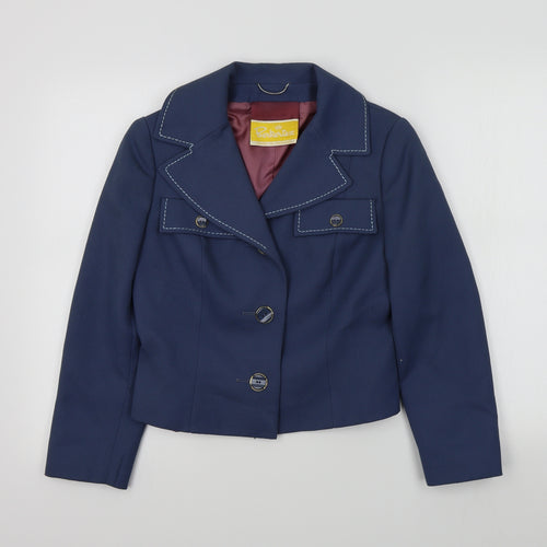Berkertex Womens Blue Colourblock  Jacket Blazer Size M