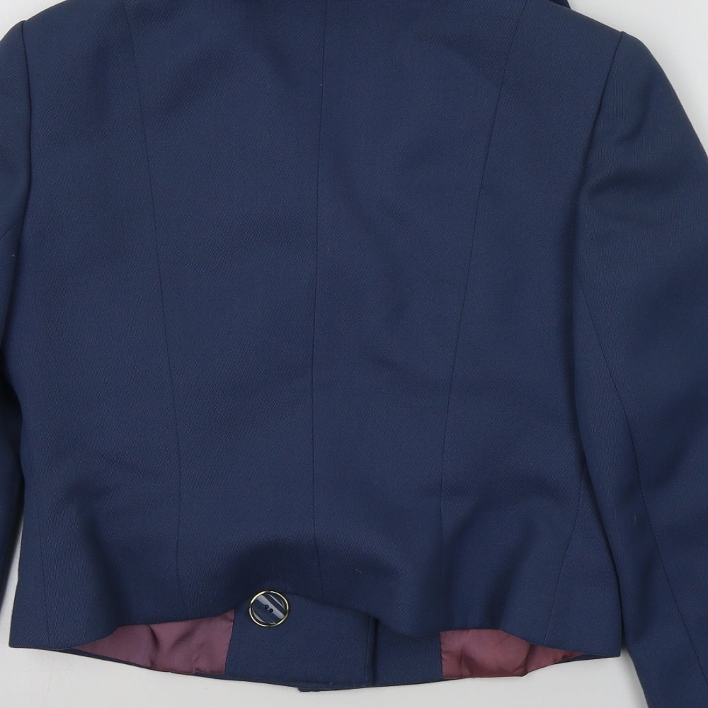 Berkertex Womens Blue Colourblock  Jacket Blazer Size M