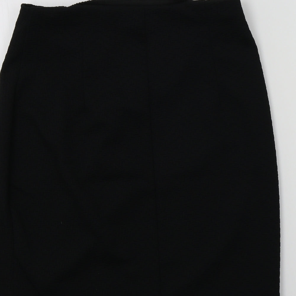 Roman Womens Black   A-Line Skirt Size 12