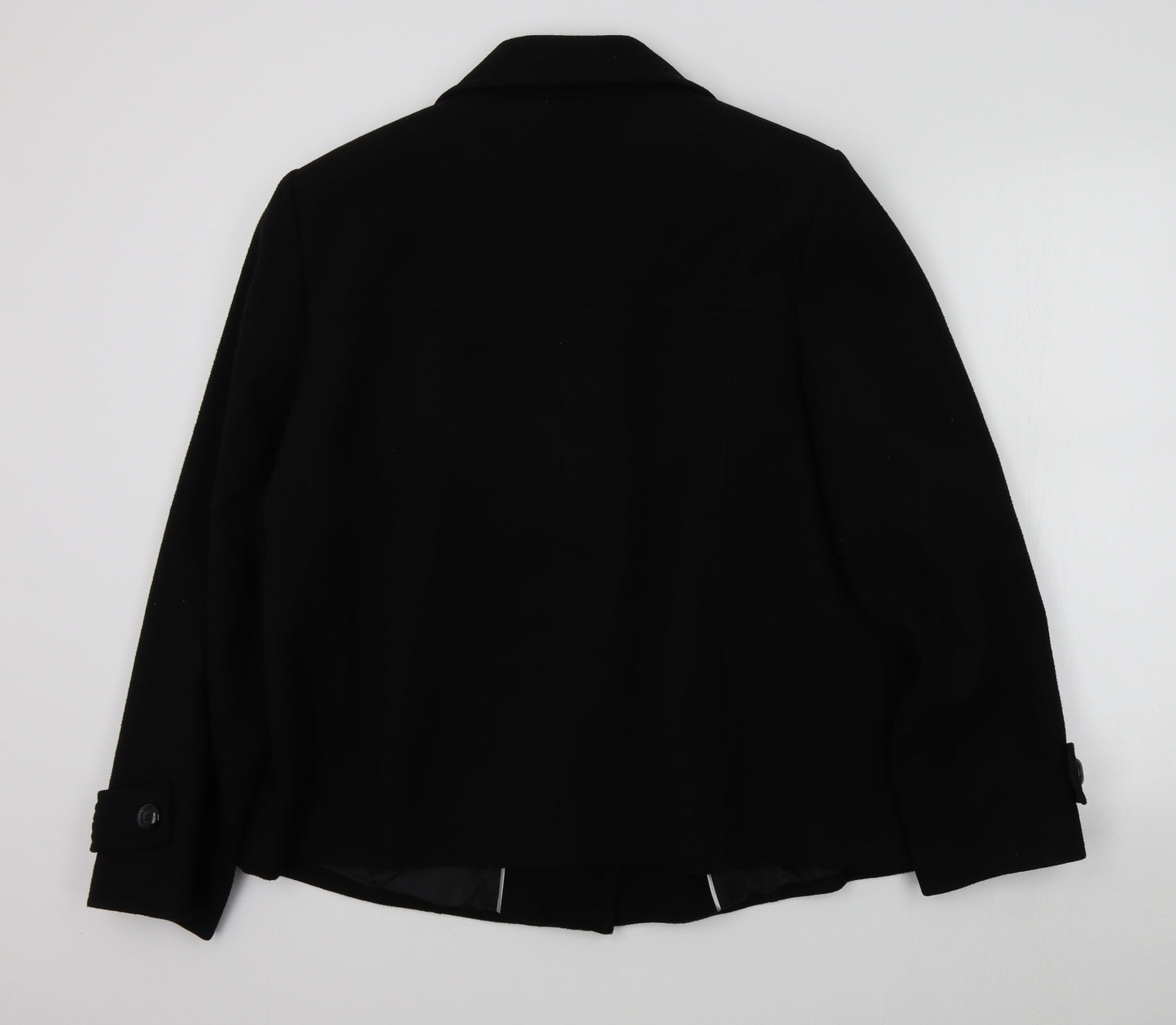 BHS Womens Black   Jacket Coat Size 18