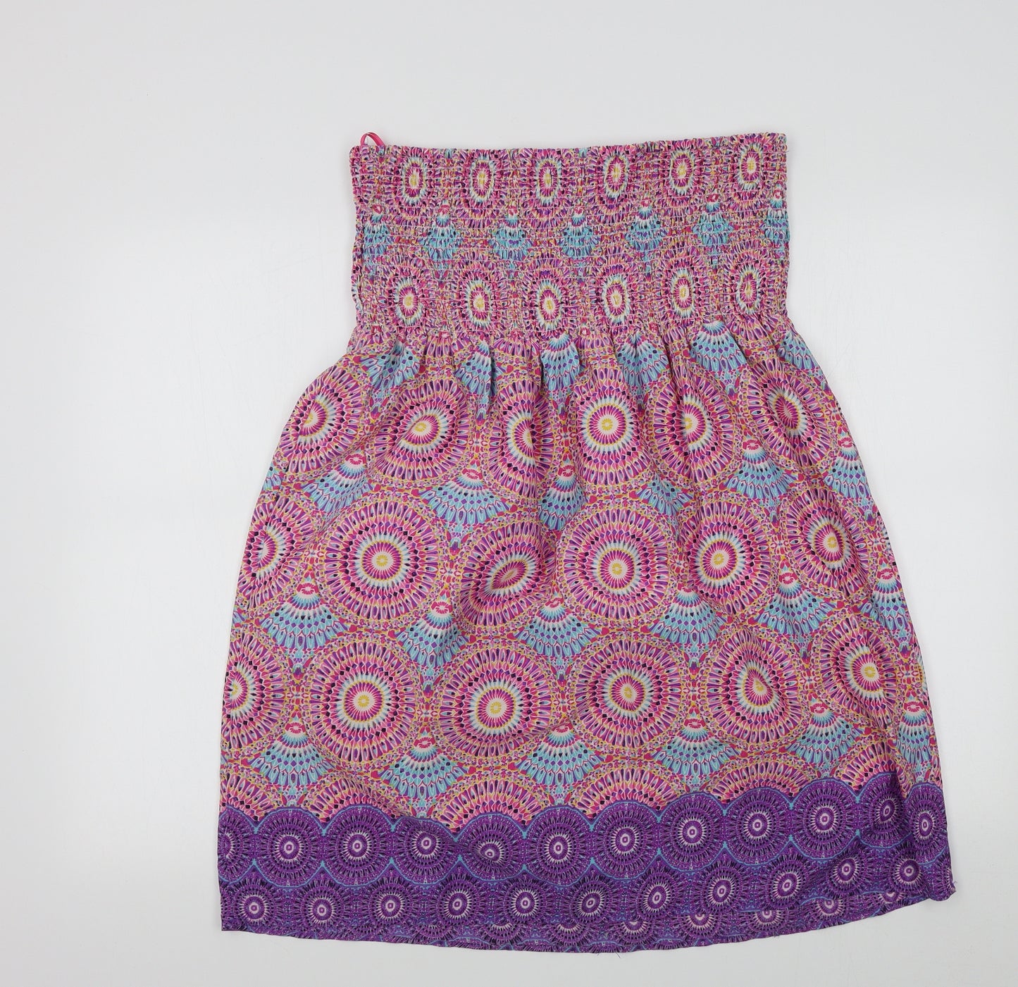 Primark Womens Pink Geometric  A-Line  Size L