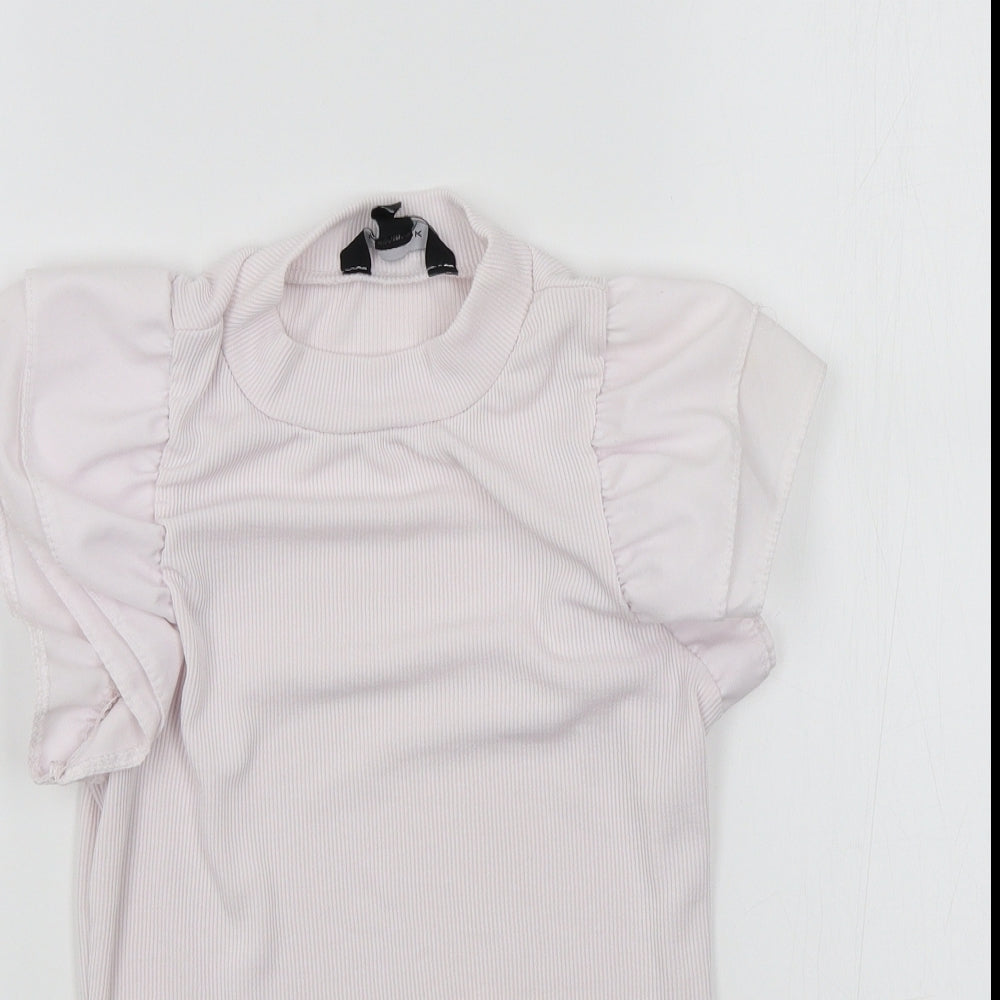 New Look Womens Pink   Basic T-Shirt Size 8