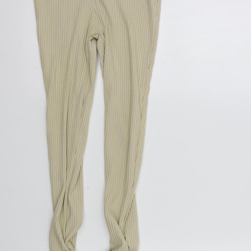 plouise Womens Beige Colourblock  Jegging Leggings Size S L31 in