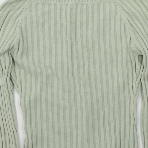 Krisp Womens Green   Pullover Jumper Size S