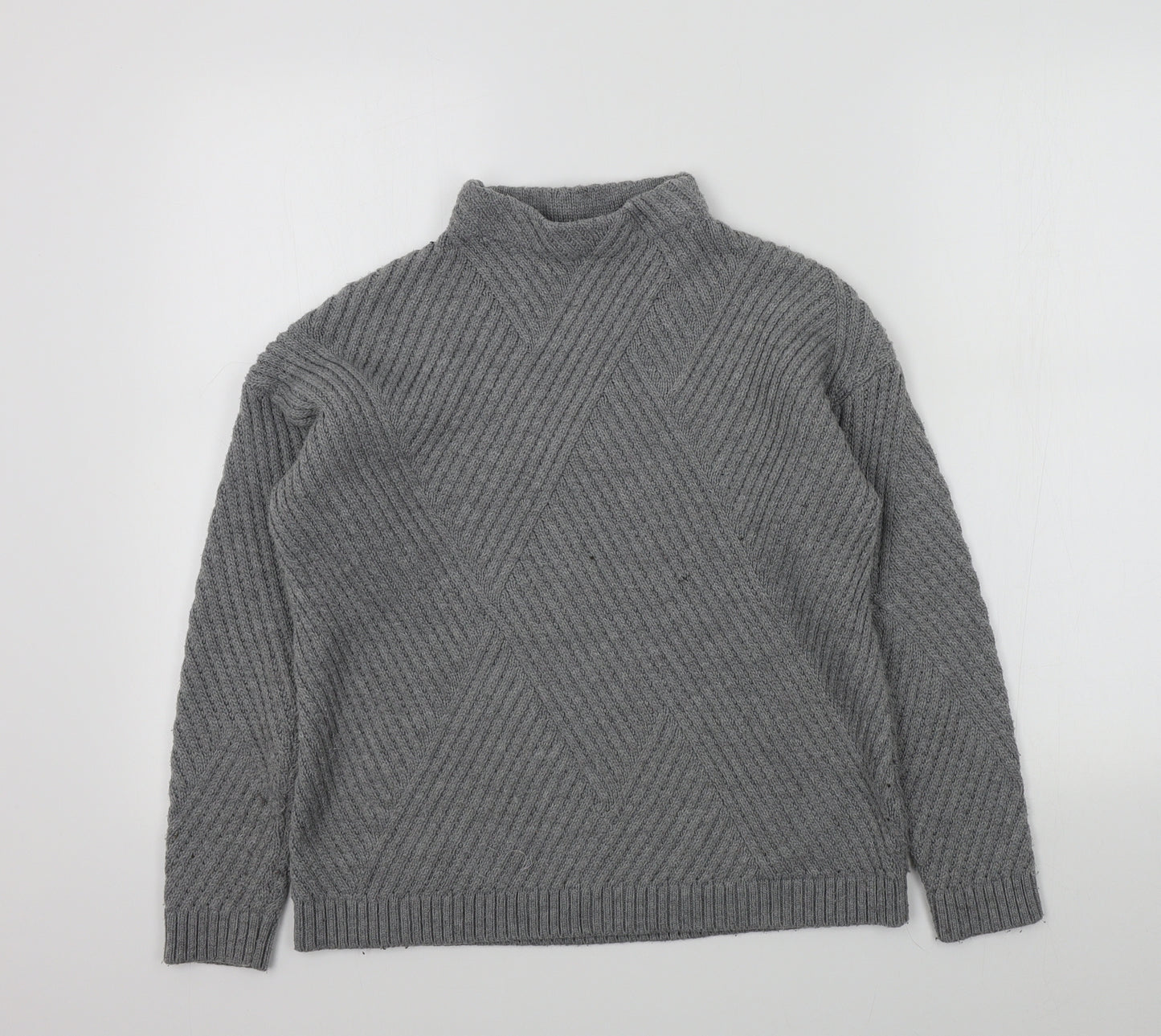 Mango Womens Grey   Pullover Jumper Size S