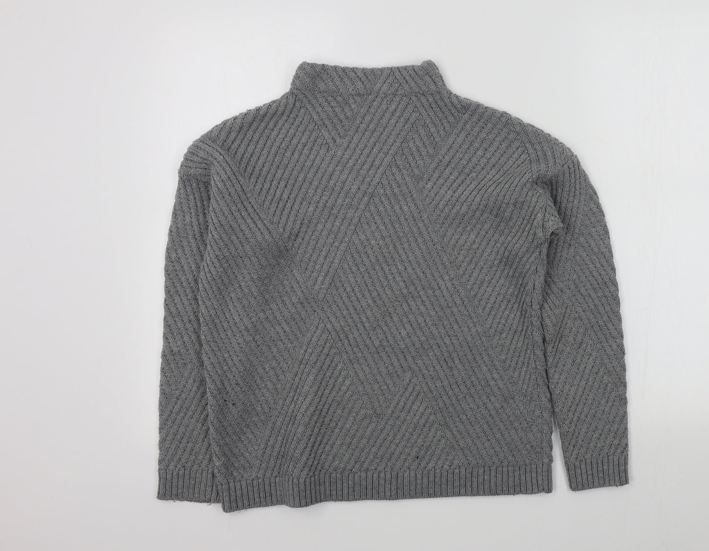Mango Womens Grey   Pullover Jumper Size S