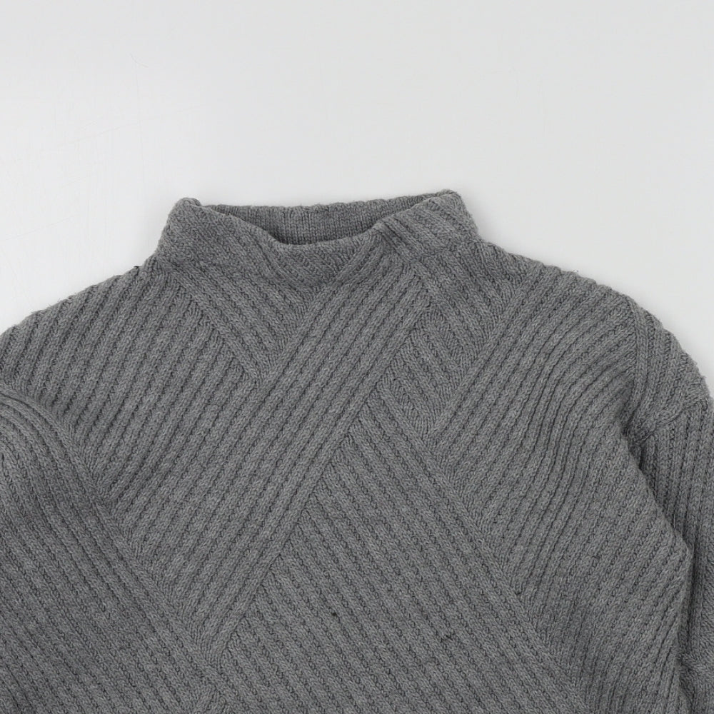 Mango Womens Grey   Pullover Jumper Size S