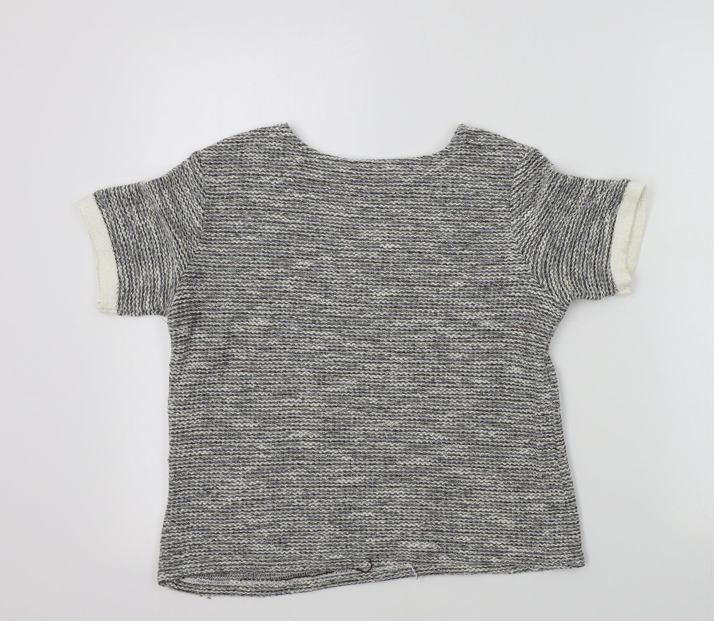 Zara Womens Ivory   Pullover Jumper Size M  - sparkle detail