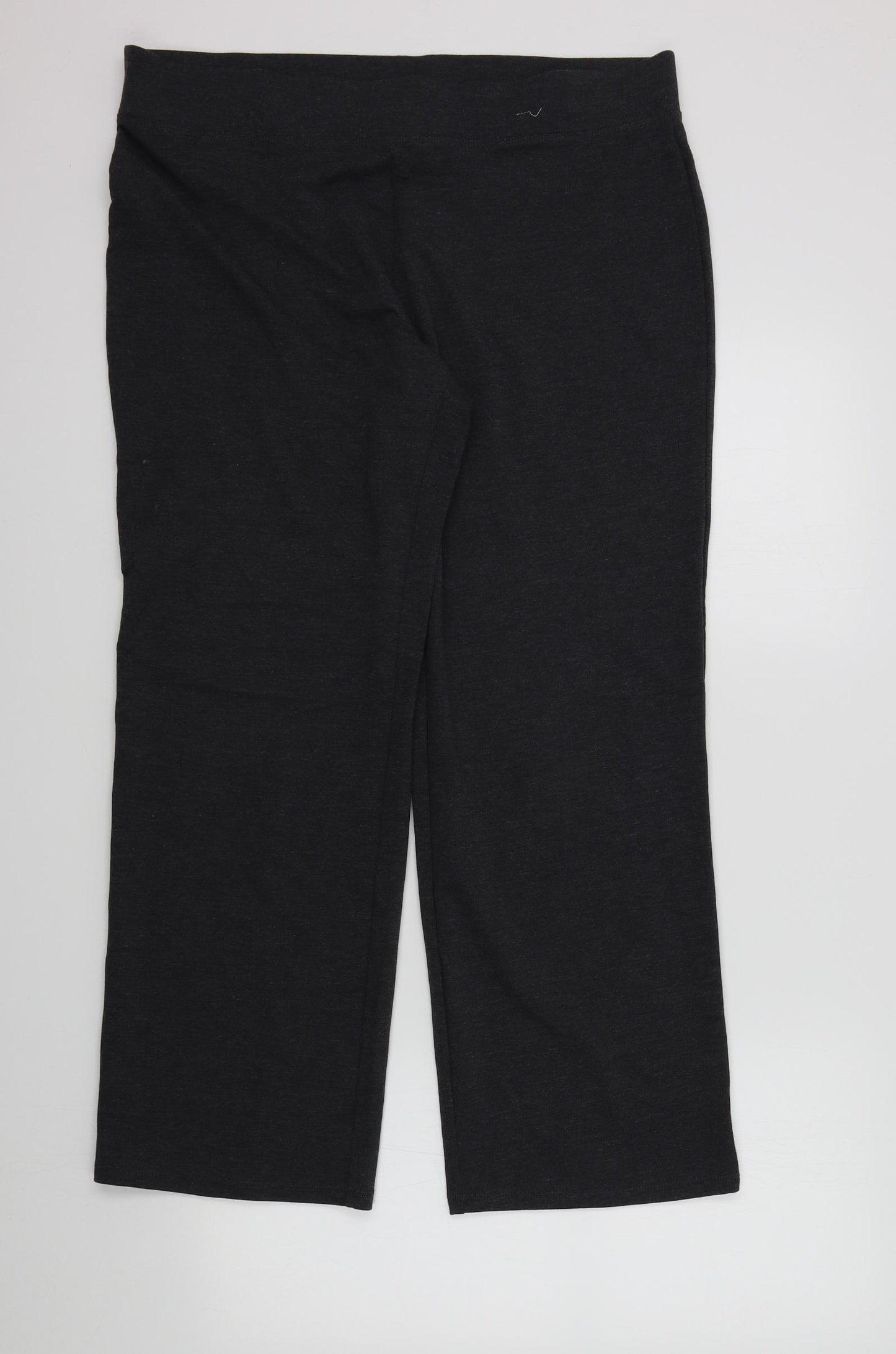 M&S Womens Grey   Trousers  Size 16 L28 in