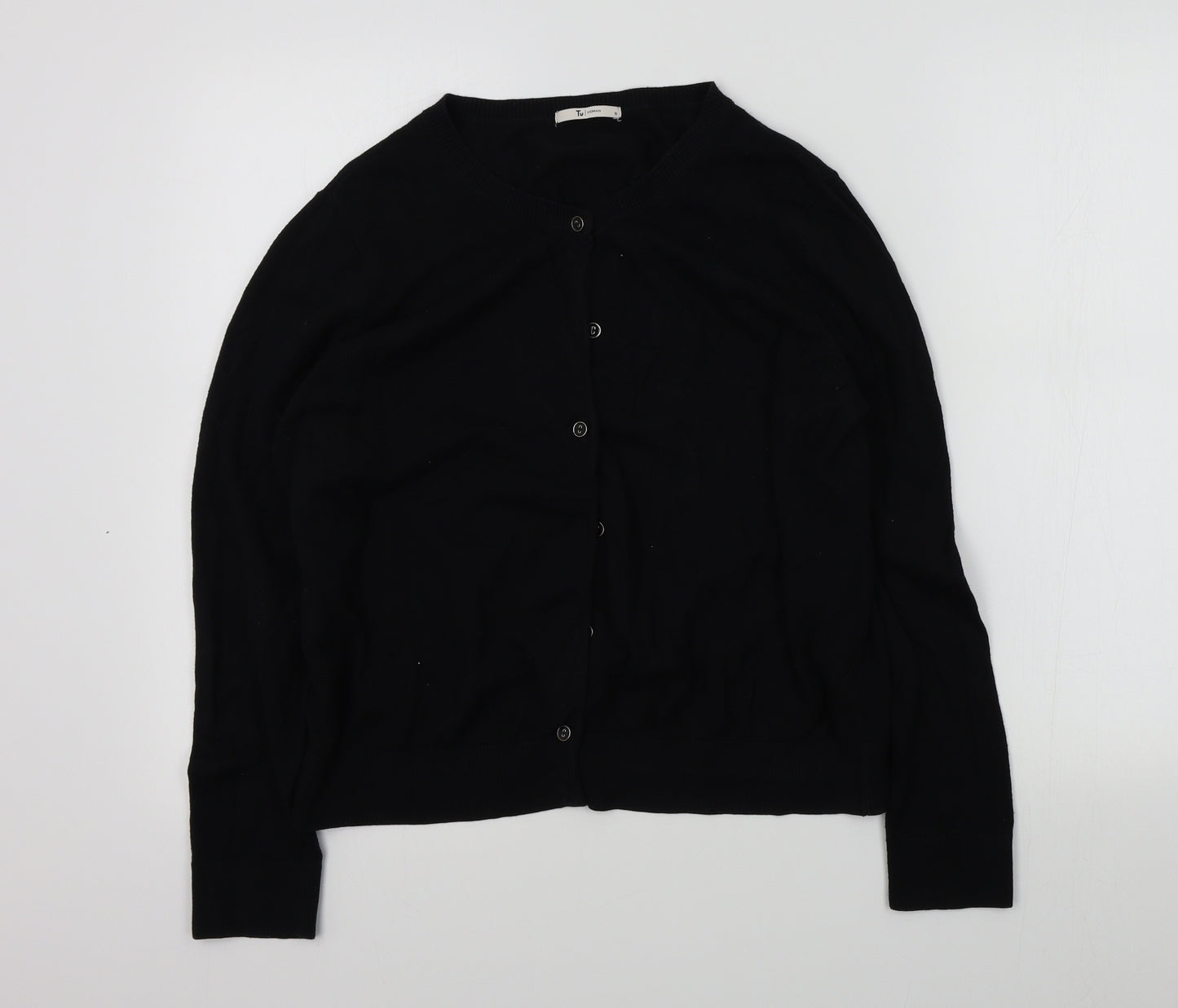 TU Womens Black   Cardigan Jumper Size 18