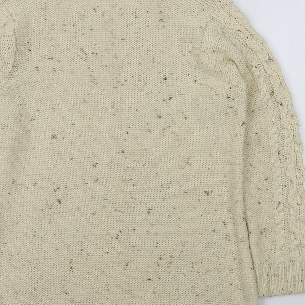 Peacocks Womens Beige   Pullover Jumper Size M