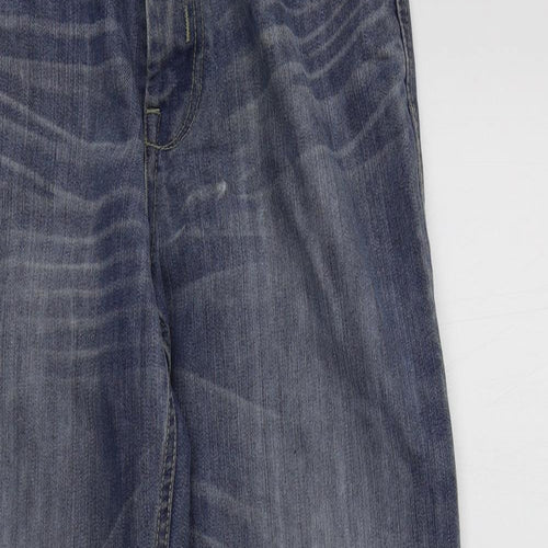 Zeenzo Mens Blue   Straight Jeans Size 32 L29 in