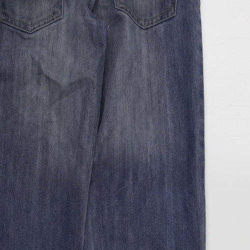 Zeenzo Mens Blue   Straight Jeans Size 32 L29 in