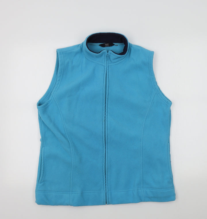 isle Womens Blue   Jacket Waistcoat Size M