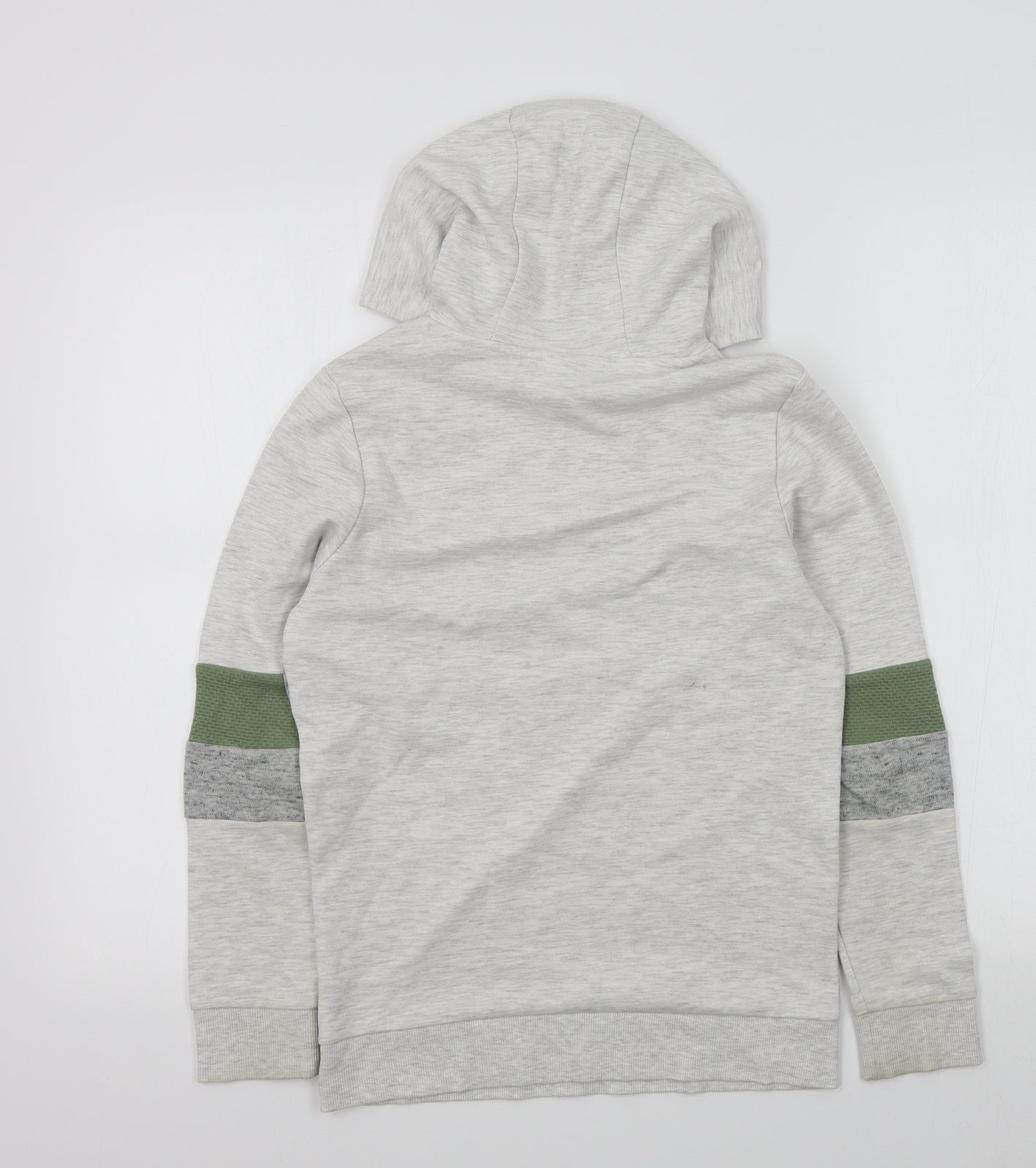 F&F Boys Grey Colourblock  Pullover Jumper Size 10-11 Years