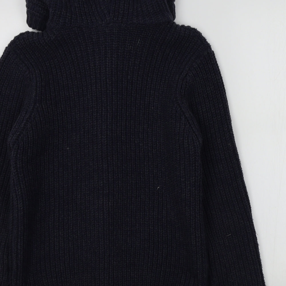 NEXT Boys Blue Colourblock  Full Zip Jumper Size 14 Years