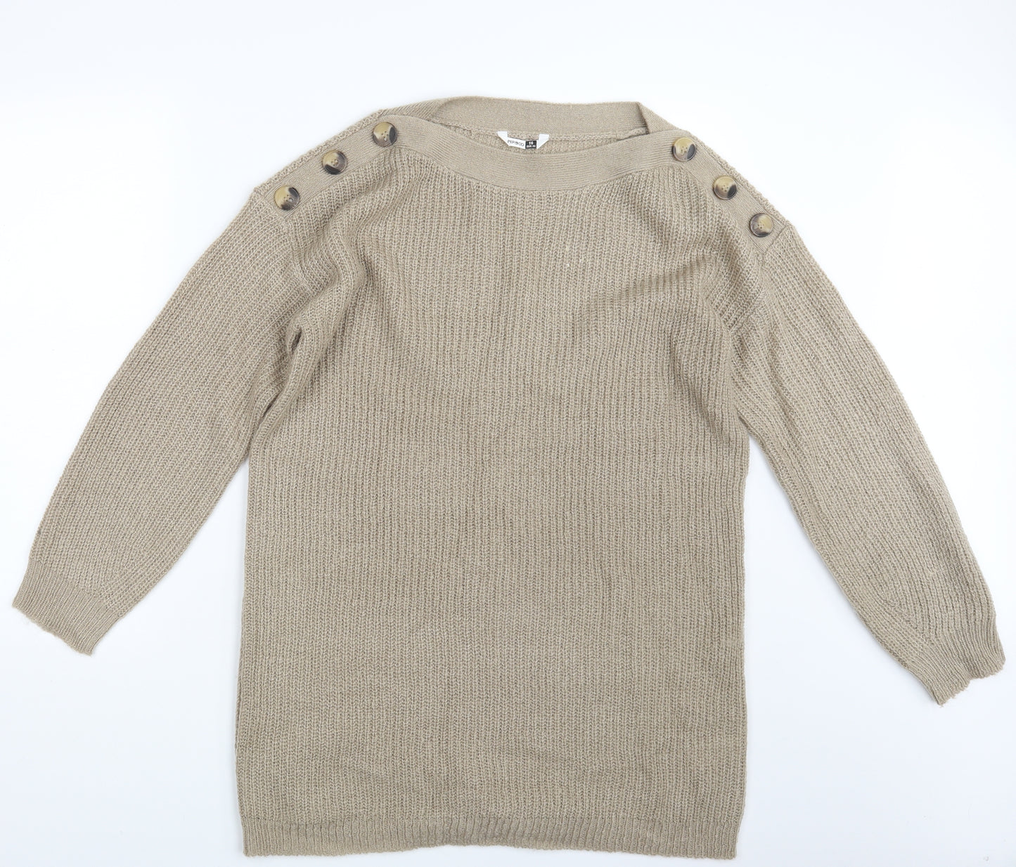 Pep &Co. Womens Beige   Pullover Jumper Size 16