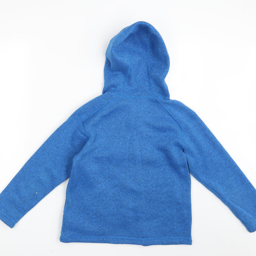 Patagonia Girls Blue   Full Zip Hoodie Size 8 Years