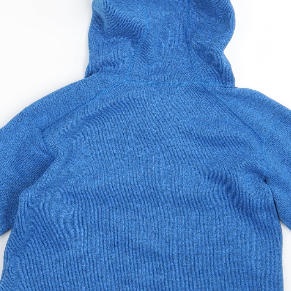 Patagonia Girls Blue   Full Zip Hoodie Size 8 Years