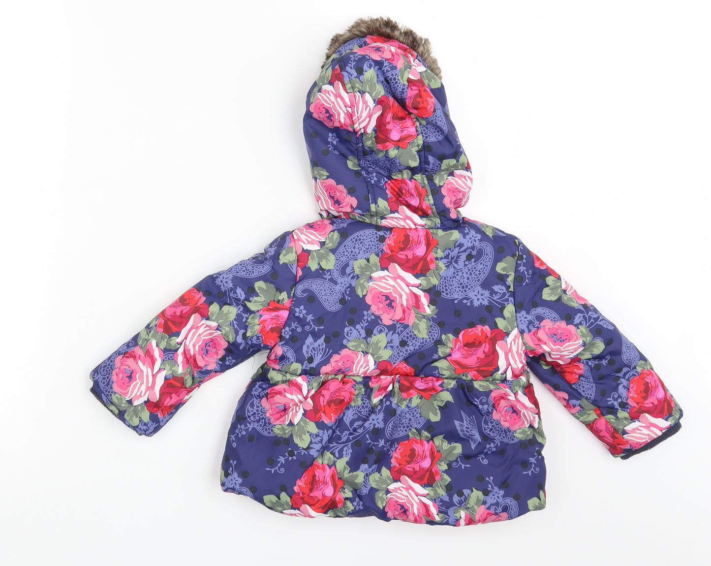 Monsoon Girls Multicoloured Floral  Jacket  Size 6-9 Months