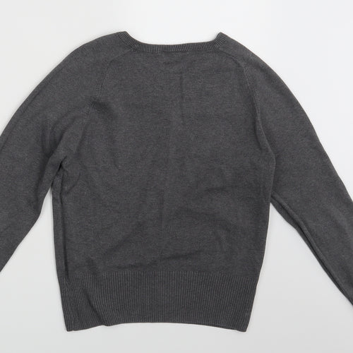 Tru Tex Mens Grey   Pullover Jumper Size S