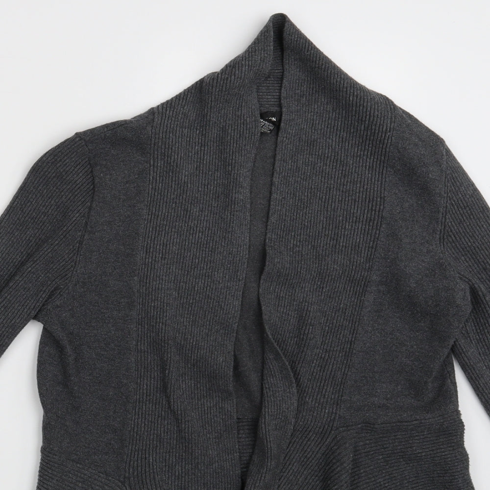 89th & Madison Womens Grey   Cardigan Jumper Size L