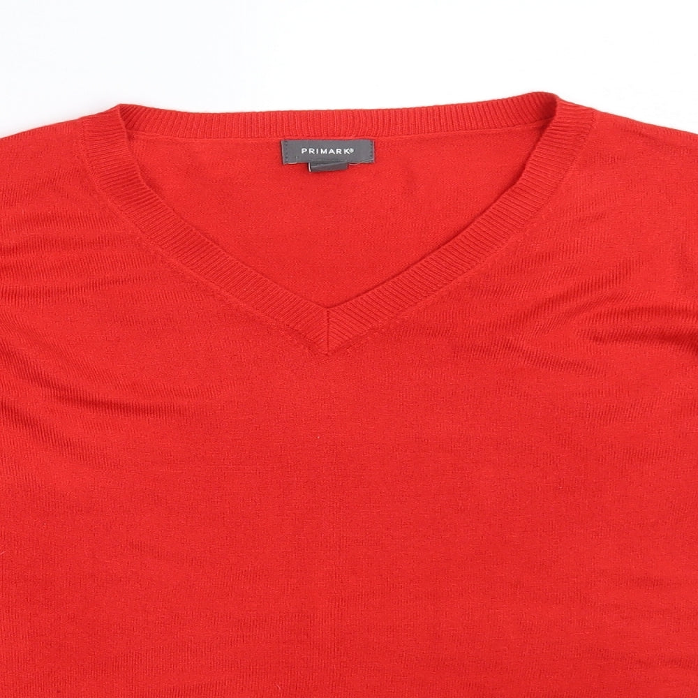 Primark Womens Red   Pullover Jumper Size 12