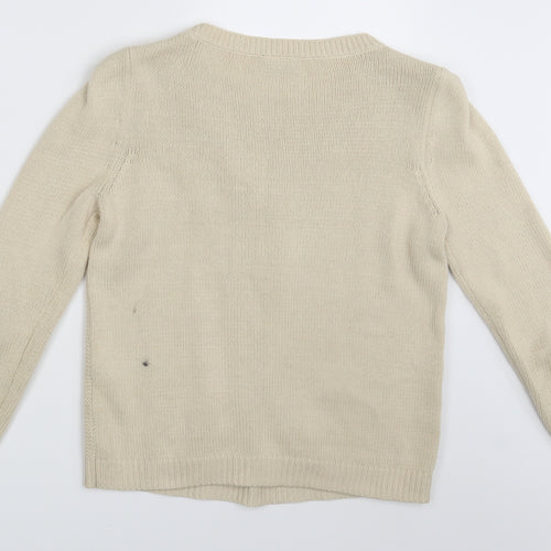 VILA Womens Beige   Pullover Jumper Size M
