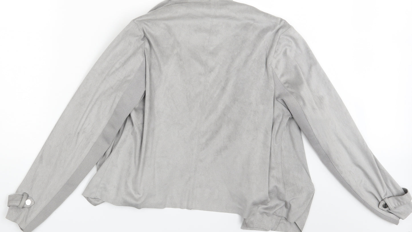 River Island Womens Grey   Cape Jumper Size 16