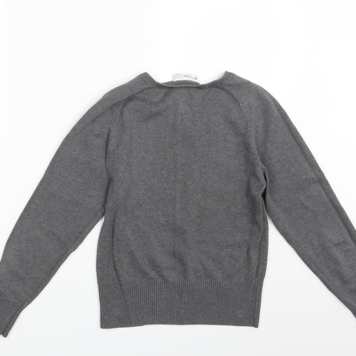 Tru Tex Mens Grey   Pullover Jumper Size S
