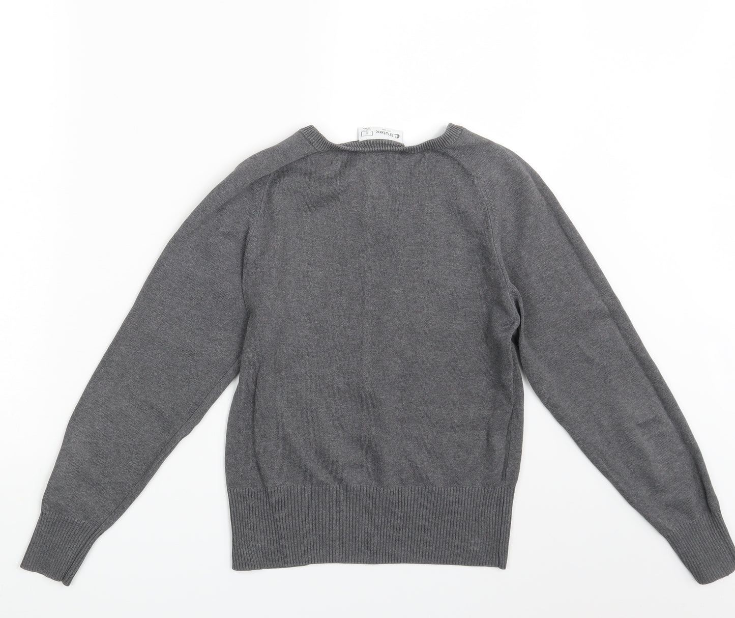 Tru Tex Mens Grey   Pullover Jumper Size S
