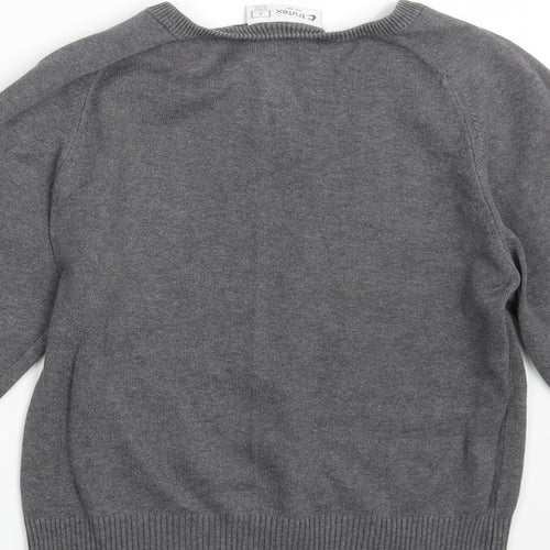 Tru Tex Mens Grey   Pullover Jumper Size S