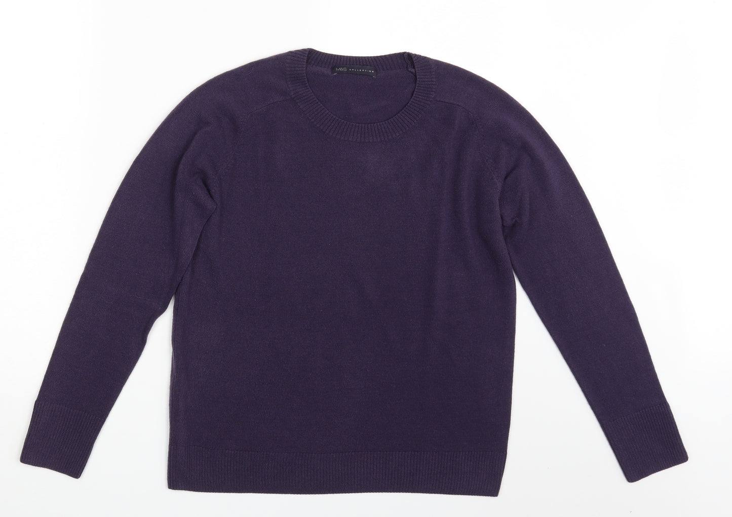M&S Womens Purple   Pullover Jumper Size 14