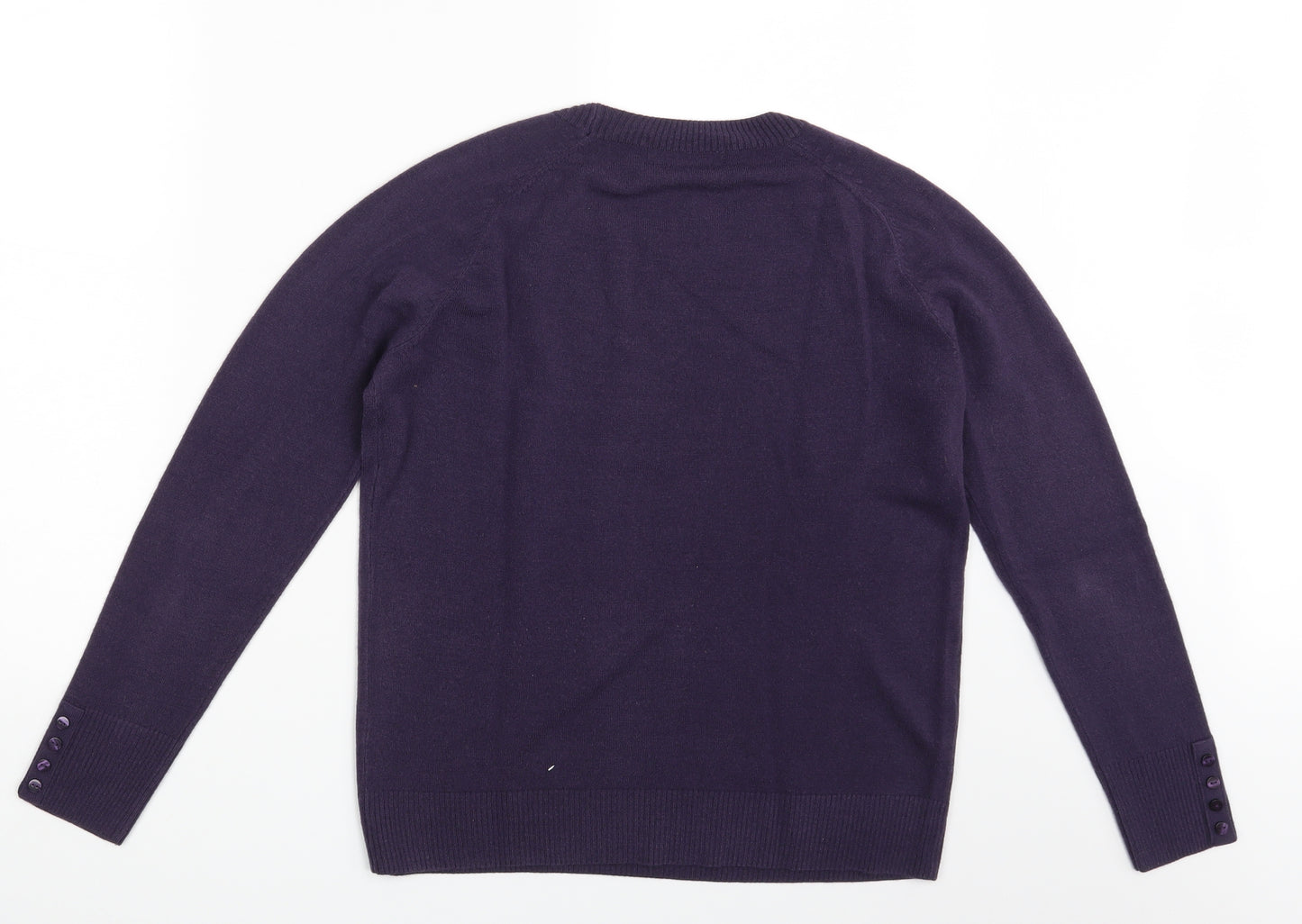 M&S Womens Purple   Pullover Jumper Size 14