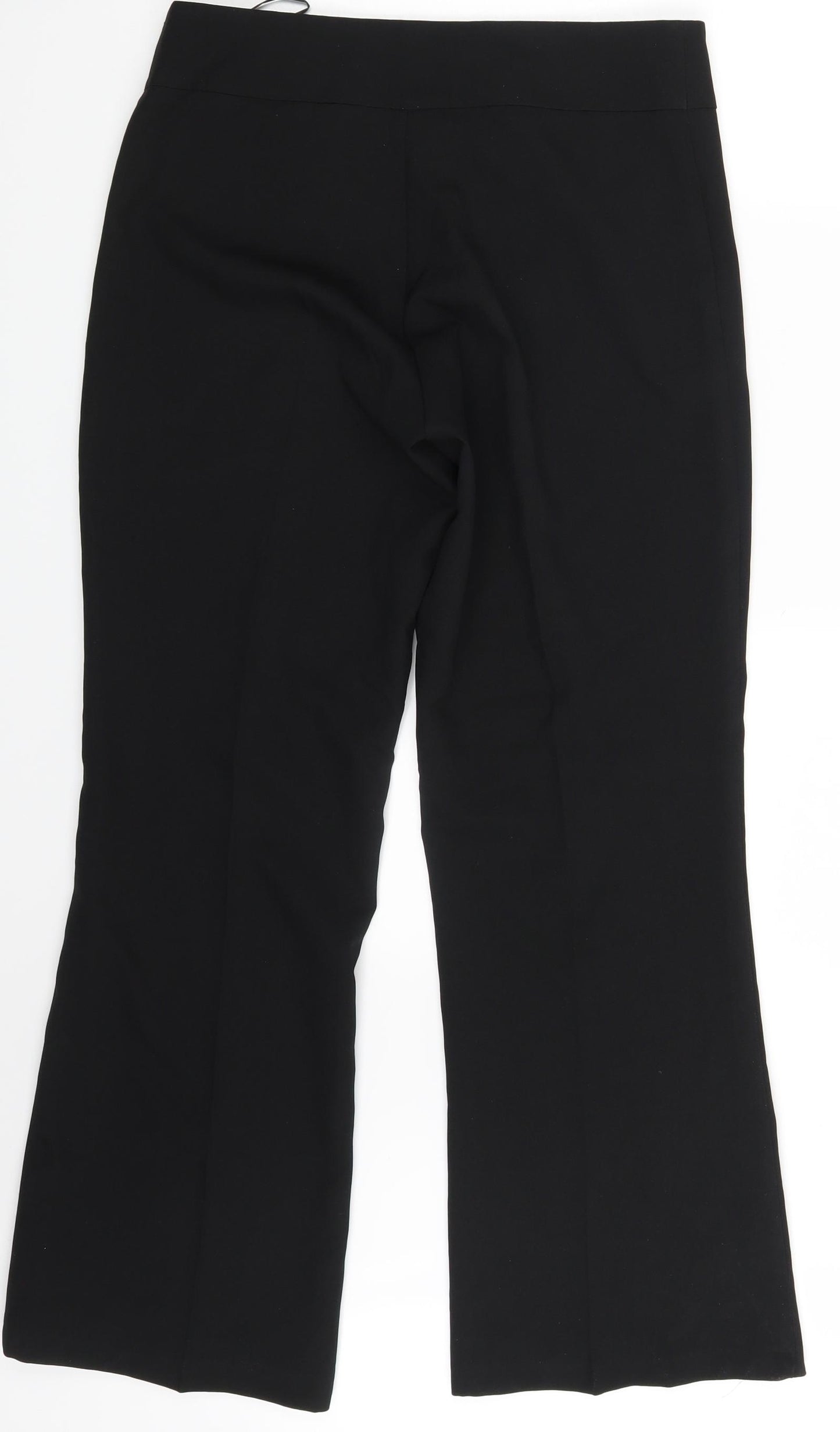 Preworn Womens Black   Trousers  Size 12 L28 in