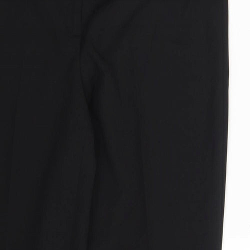 Preworn Womens Black   Trousers  Size 12 L28 in