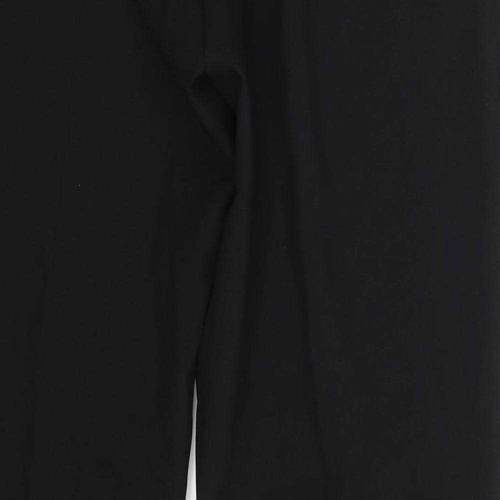 Preworn Womens Black   Trousers  Size 12 L28 in
