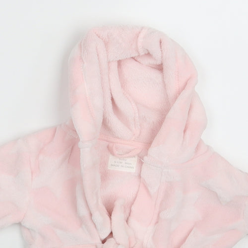 Primark Girls Pink   Babydoll Robe Size 9-12 Months
