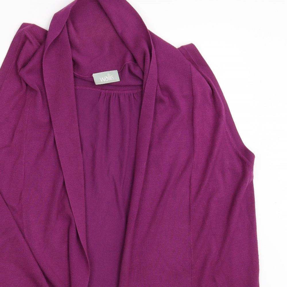Wallis Womens Purple   Cardigan Jumper Size L
