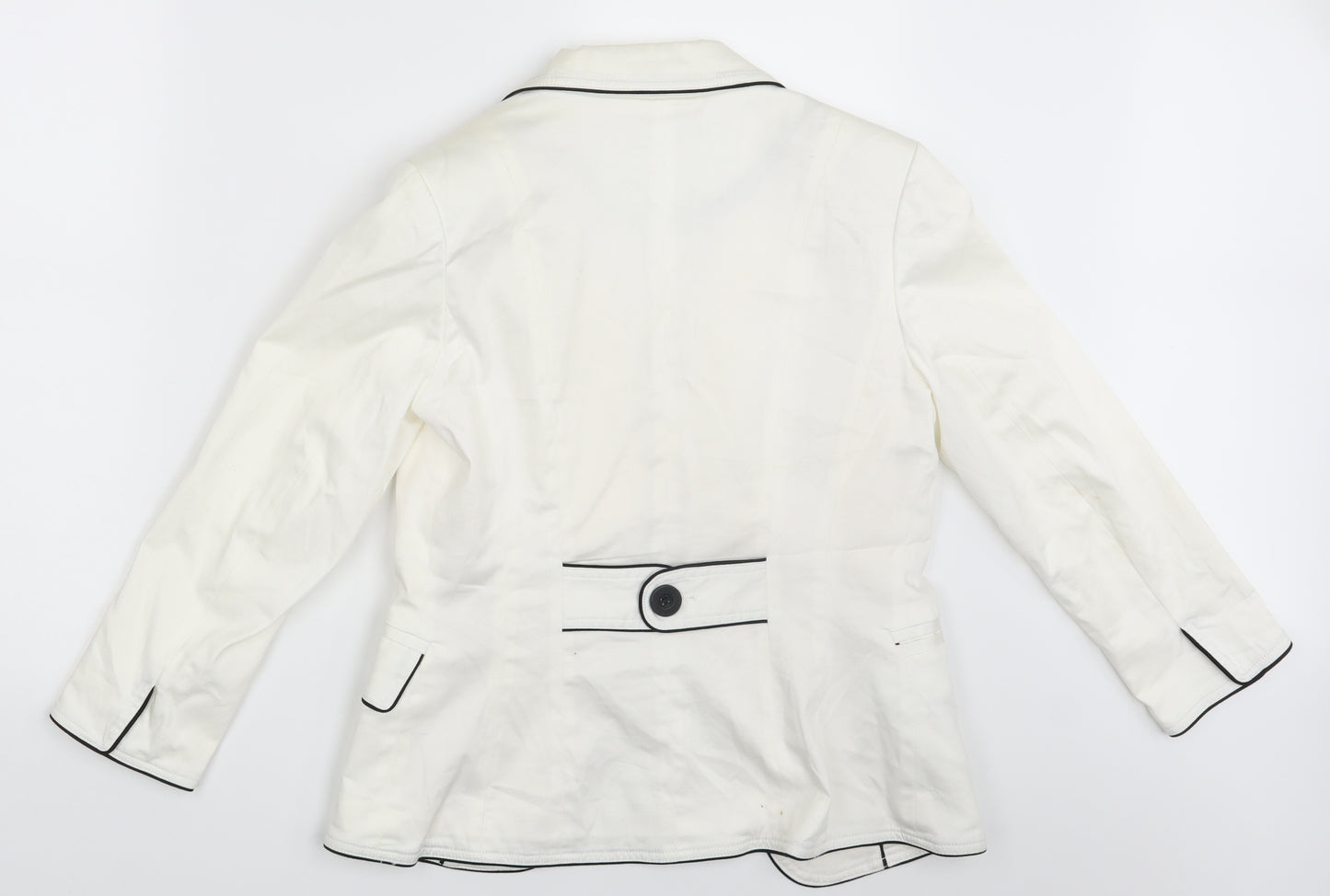 New Look Womens Ivory   Jacket Blazer Size 12