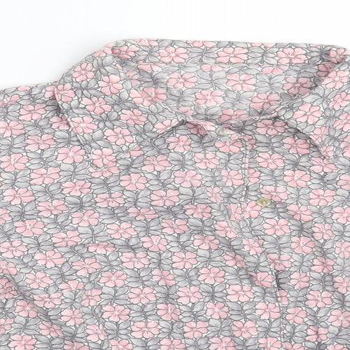 Preworn Womens Multicoloured Floral  Basic Button-Up One Size