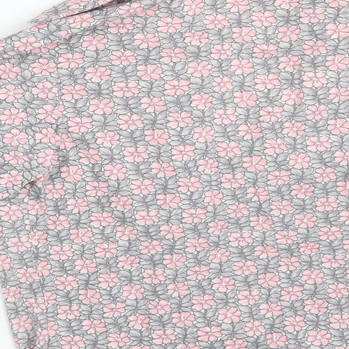 Preworn Womens Multicoloured Floral  Basic Button-Up One Size