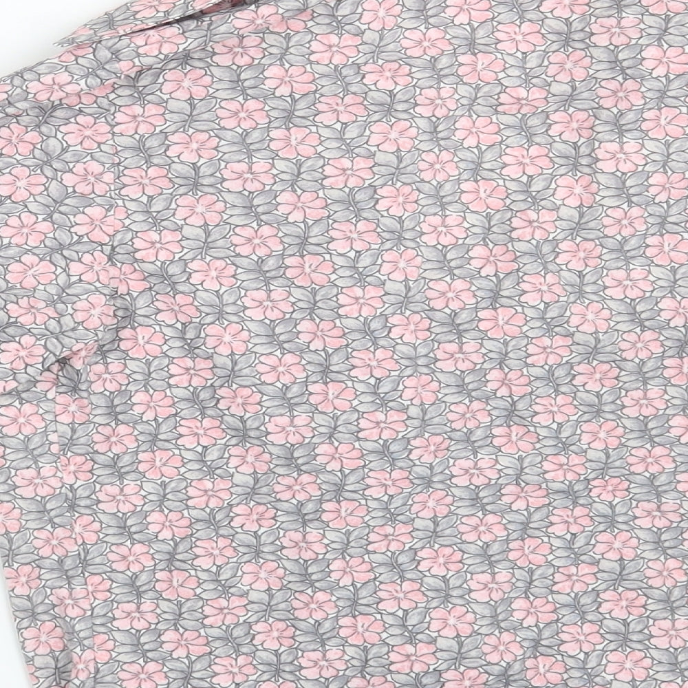 Preworn Womens Multicoloured Floral  Basic Button-Up One Size