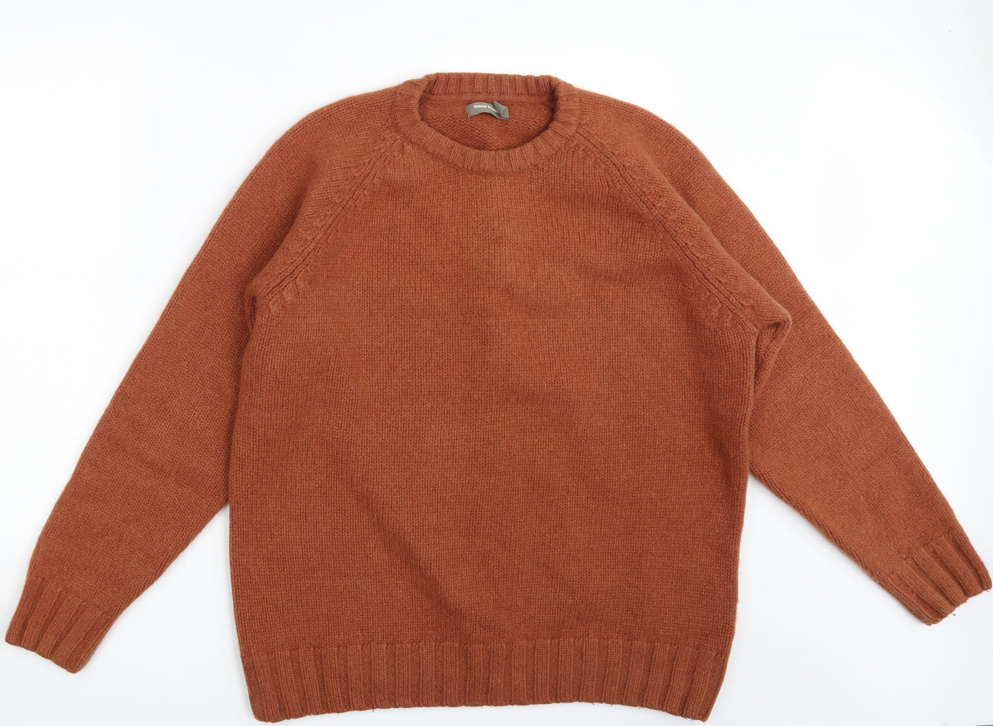 Samuel Windsor Mens Brown   Pullover Jumper Size 2XL