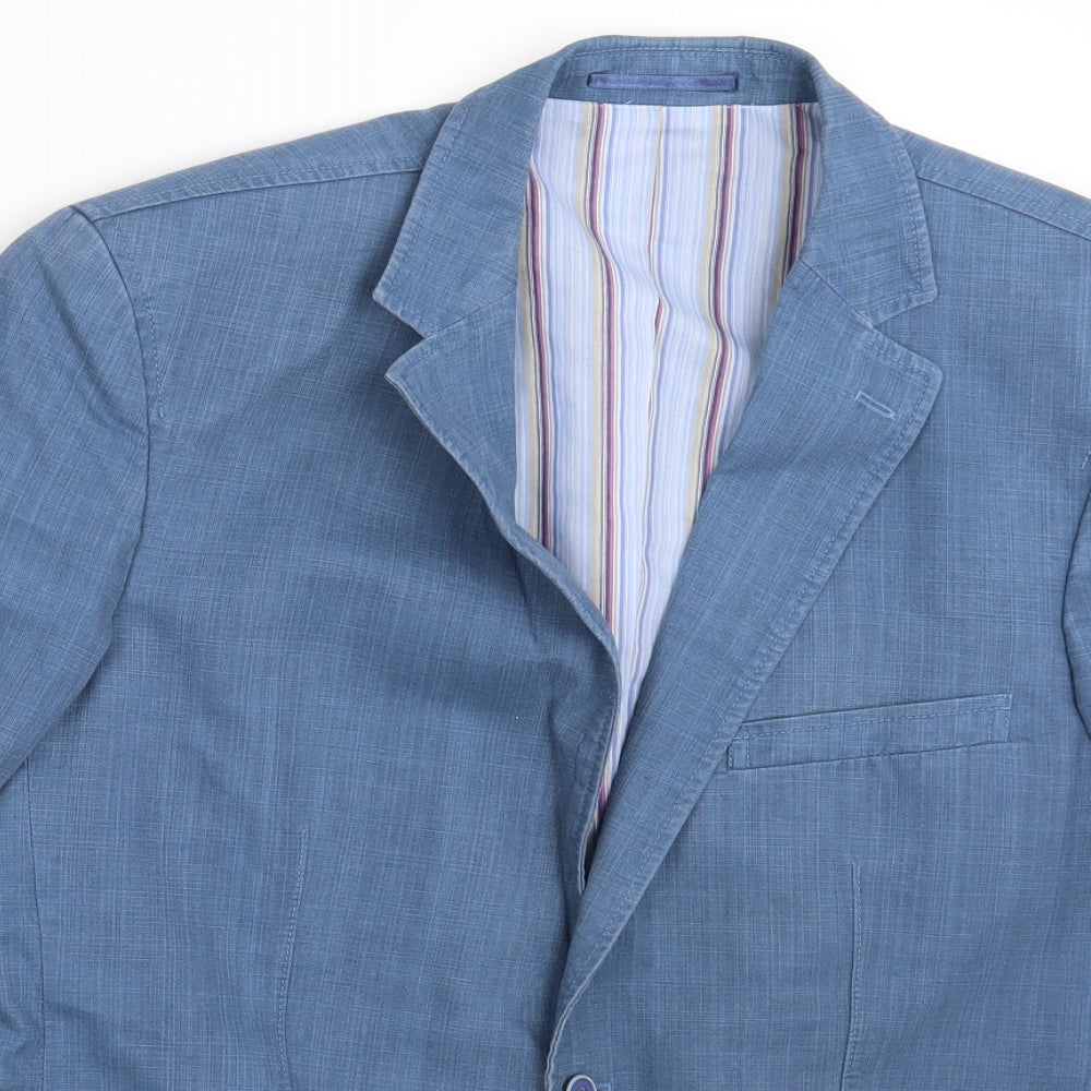 Douglas Mens Blue   Jacket Blazer Size 42