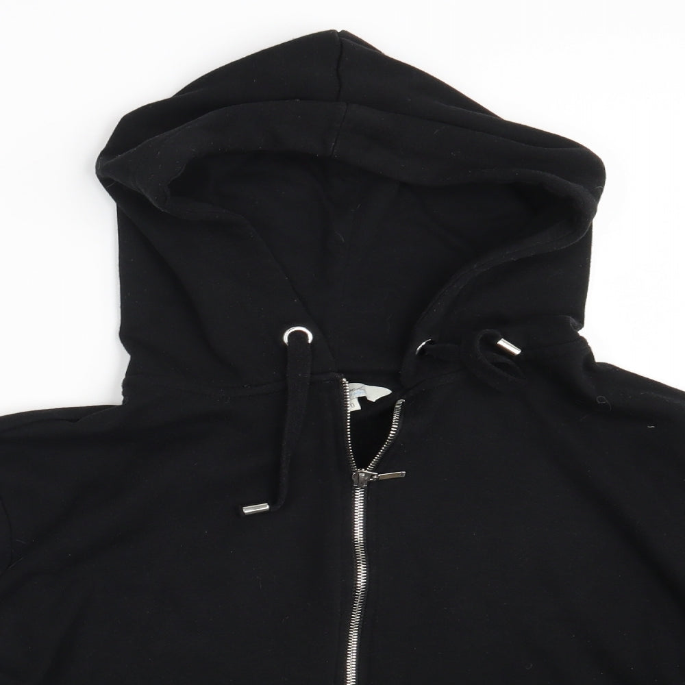 Peacocks Womens Black   Full Zip Hoodie Size 20