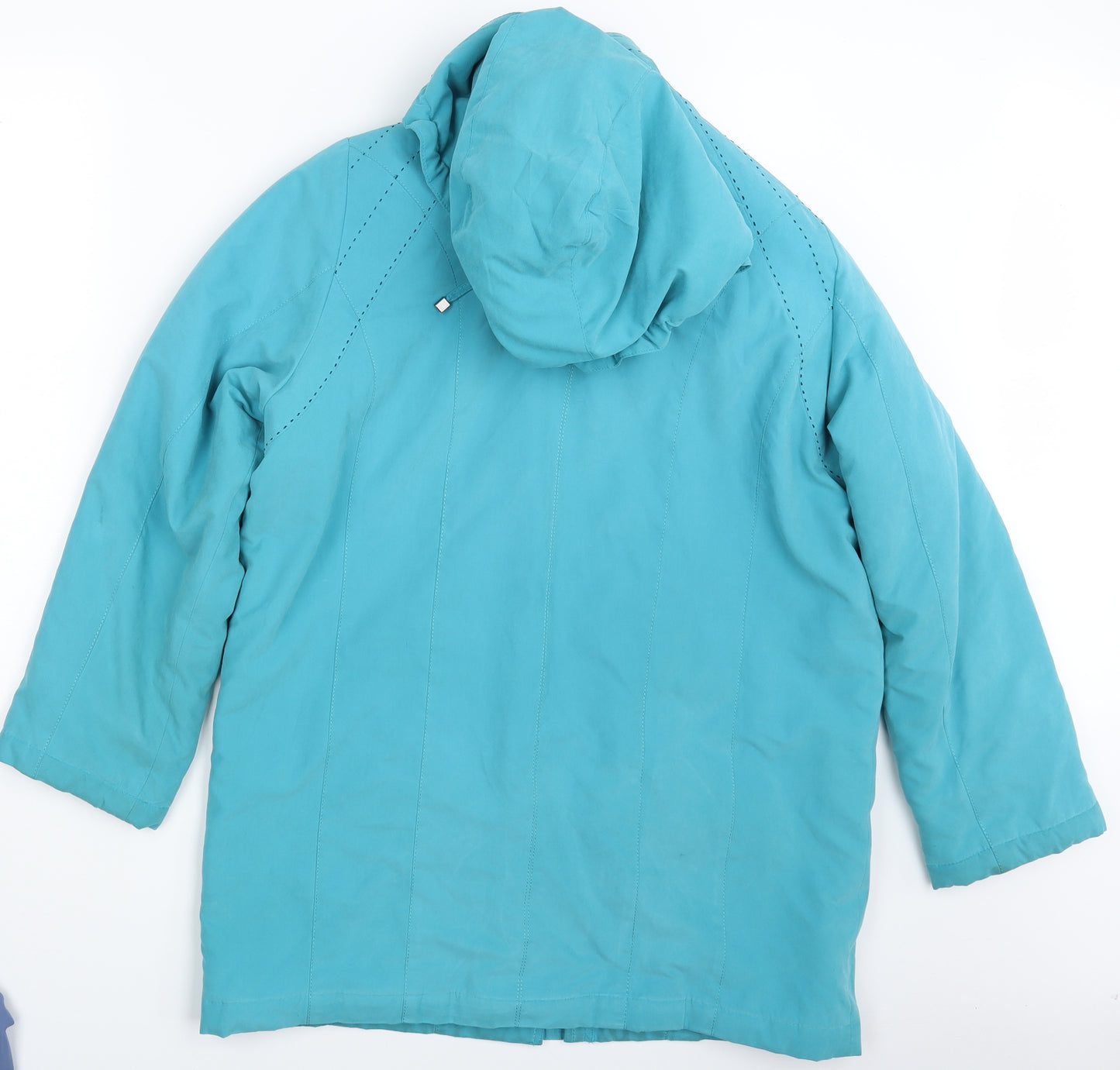 Klass Womens Green   Overcoat Coat Size M