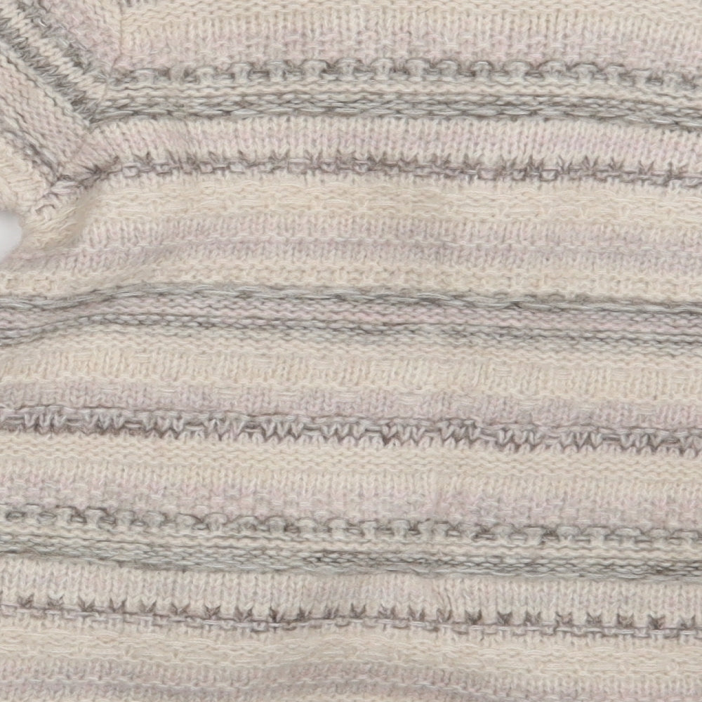Wear with Love Girls Grey Spotted  Cardigan Jumper Size 9-10 Years